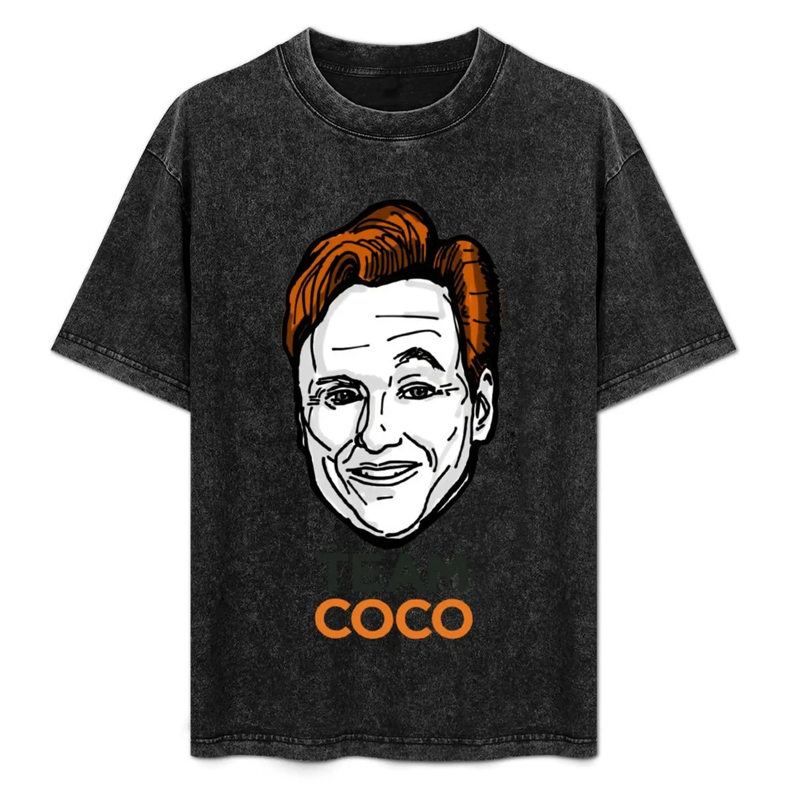 

Conan O'Brien Team Coco Smiles & Eyebrows T-Shirt Fashion Simple Casual Tee Shirt