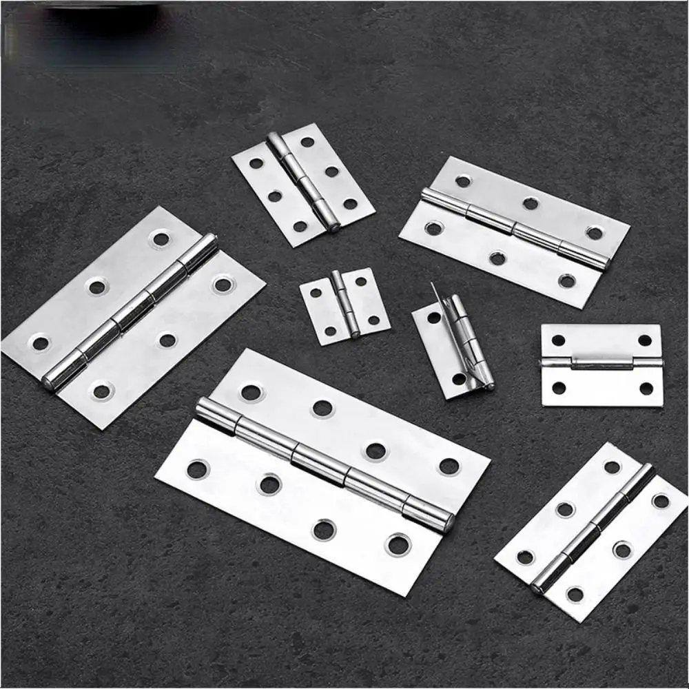 1Pcs Window Accessories Door Hinges 1/1.5/2/2.5/3 Inch 201 Stainless Steel Cross Hinge Aluminum Core Folding Furniture Hardware