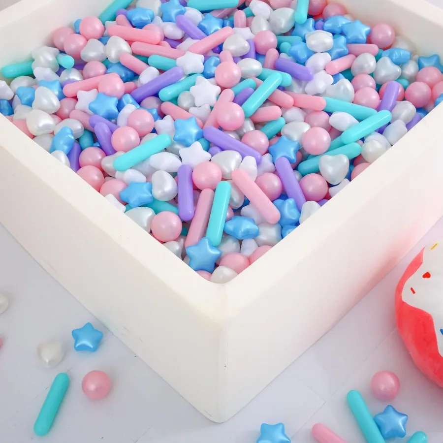 150 palline a sfera per pozzi a sfera Piscina per bambini Stella e cuori Forme diverse Palline giocattolo in plastica a prova di schiacciamento per i più piccoli Ph