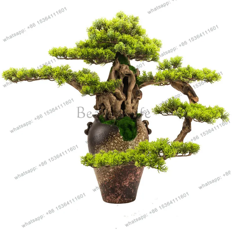 Simulation plant bonsai porch ornament new Chinese decoration