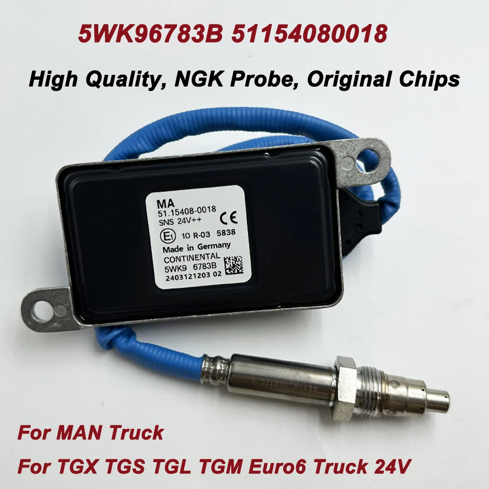 

High Quality for NGK Probe 5WK96783B 51154080018 Made In Germany NOx Oxygen Sensor For MAN Euro6 Truck 24V 5WK96783A 51154080011