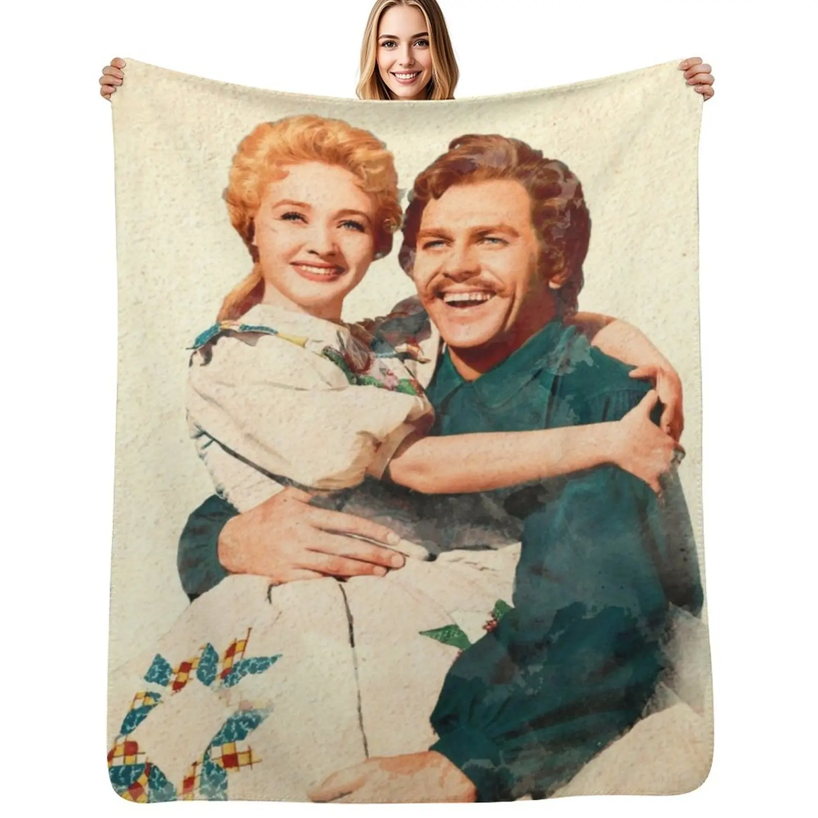 

Seven Brides for Seven Brothers Throw Blanket Compact Warm Blanket for Car Road Trip