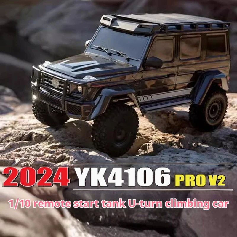 

1/10 YK4106 Pro V2 big G Electric Climbing Vehicle Off Road Vehicle Tank Turning Simulation Remote Control Car
