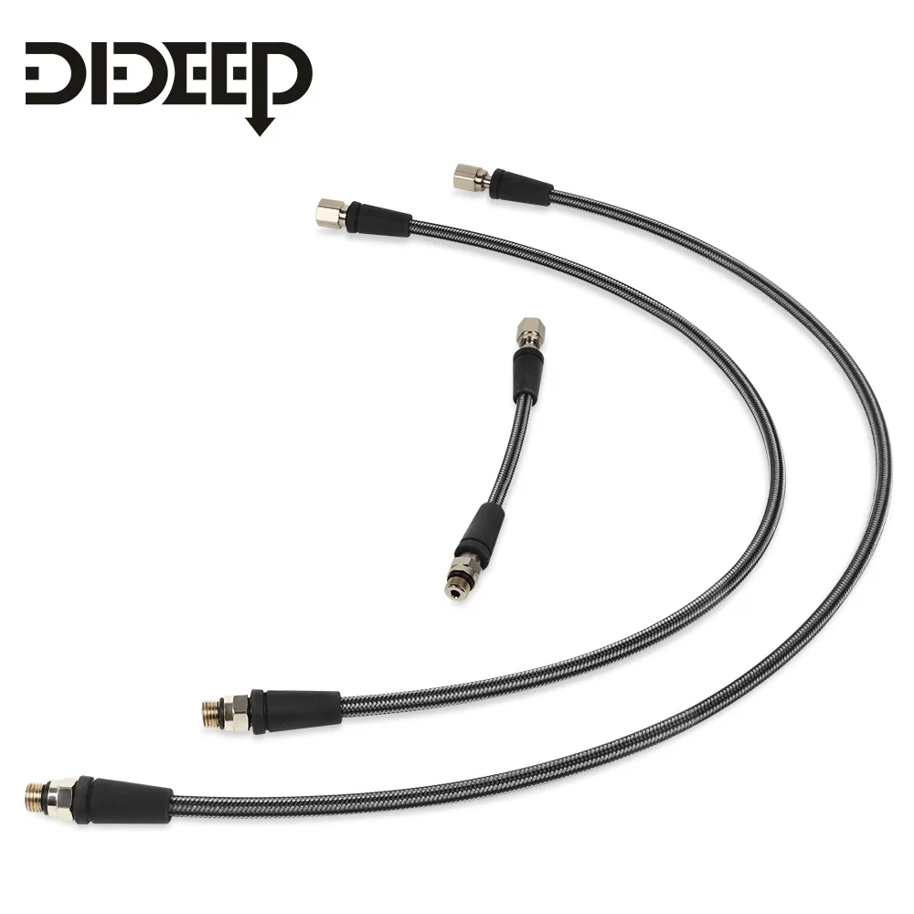 

DIDEEP submersible residual pressure tube high-pressure hose woven carbon fiber depth gauge 15cm side-mounted BCD regulator