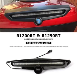 Motorcycle Accessories LED Brake Light Top Case Cover 49L Black Chrome For BMW R1200RT R1250RT K1600GT K1600GTL Exclusive