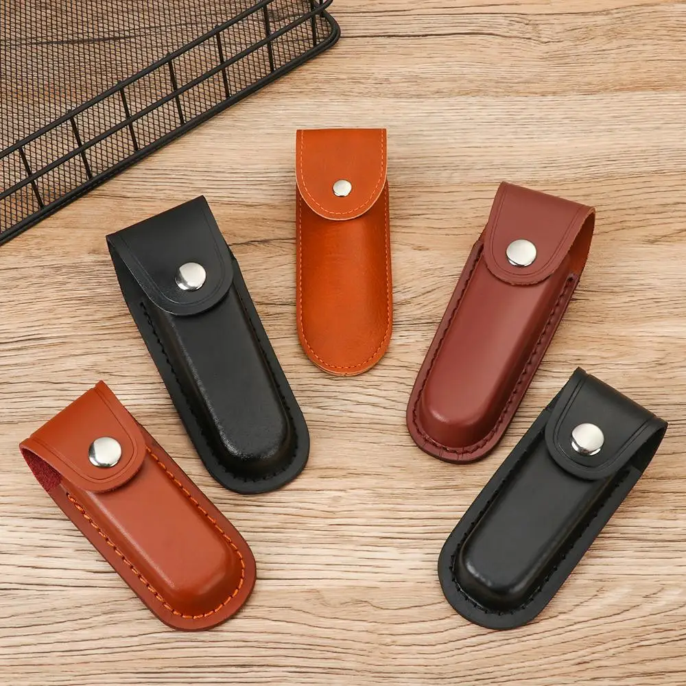High Quality Pocket Hunt Knife Sheath Fold Knife Tool Belt Loop Case Camp Outdoor Carry Flashlight Case
