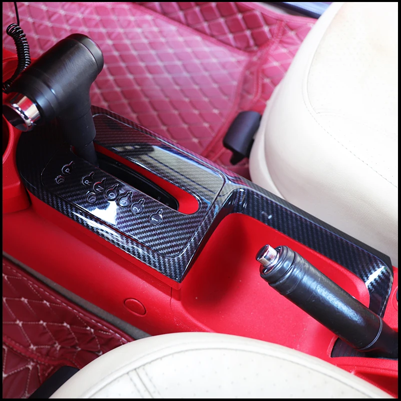 For Volkswagen Beetle 2003-2010 Interior Gear Shift Panel Water Cup Holder Cover Sticker Trim Car Styling Auto Parts Accessories view 3