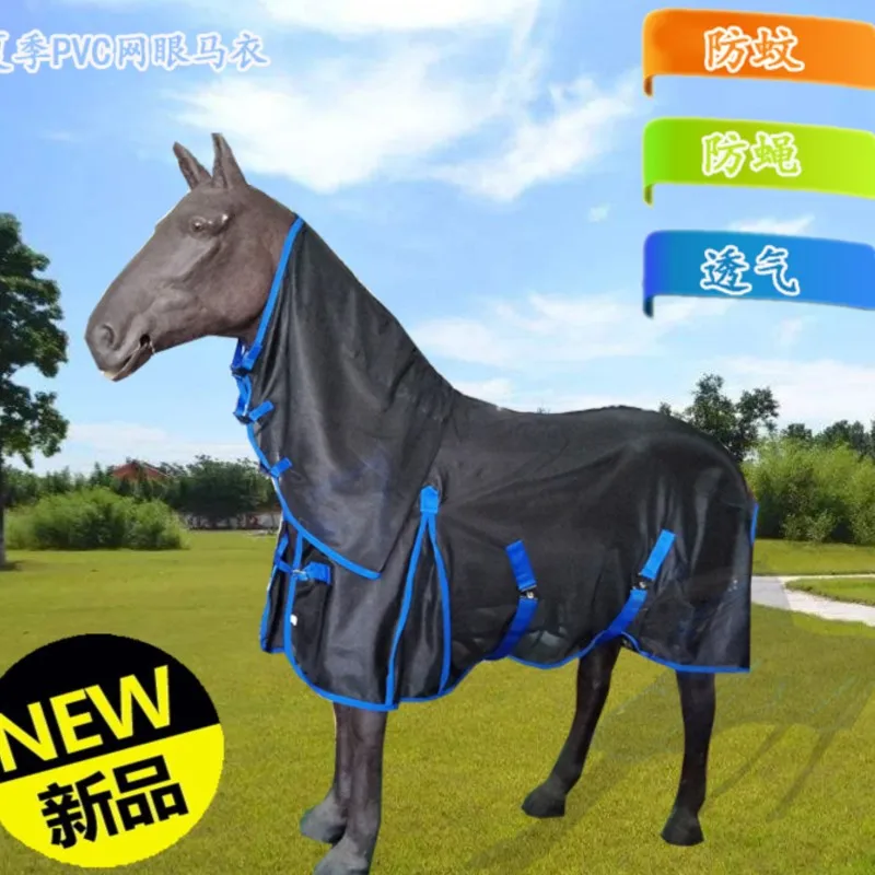 لبس خيول Summer Mosquito and Fly Prevention Riding Clothes Breathable Equestrian Supplies Horse Rugs