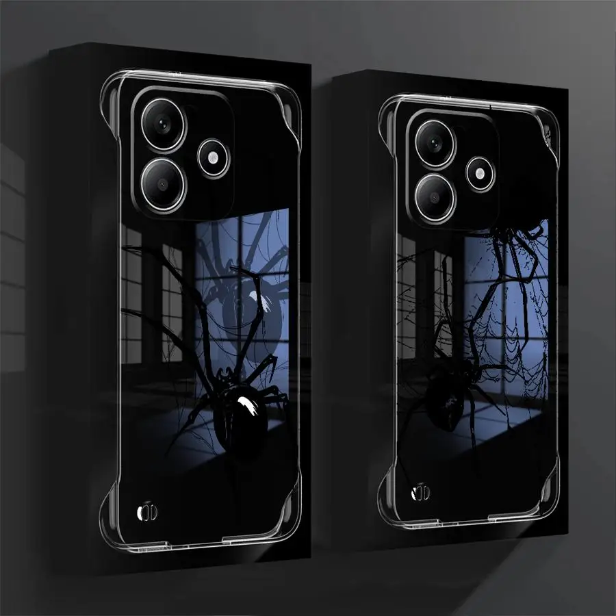 Spider Phone Case for Xiaomi Redmi Note 14ProPlus5G 14 13ProPlus 13 Pro 10Pro4G 12Pro5G TPU Soft Cover