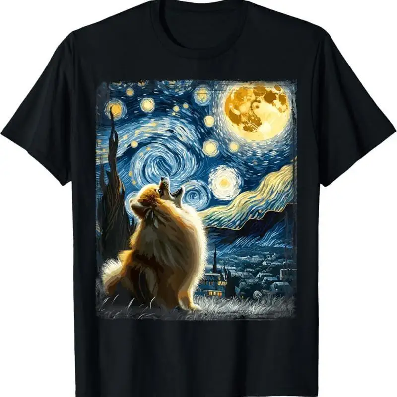 Pomeranian Dog Canine Art T Shirt New