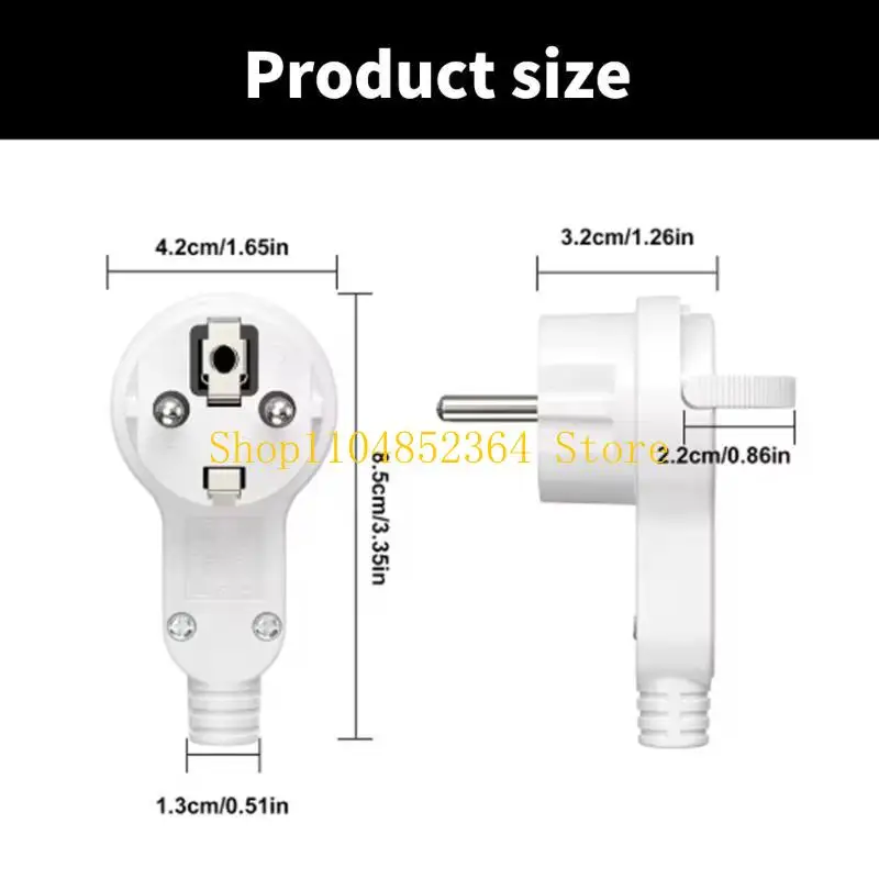 652F متعددة الأغراض محول مقابس الاتحاد الأوروبي معدة مع دبوس مواد نحاسية كاملة #6