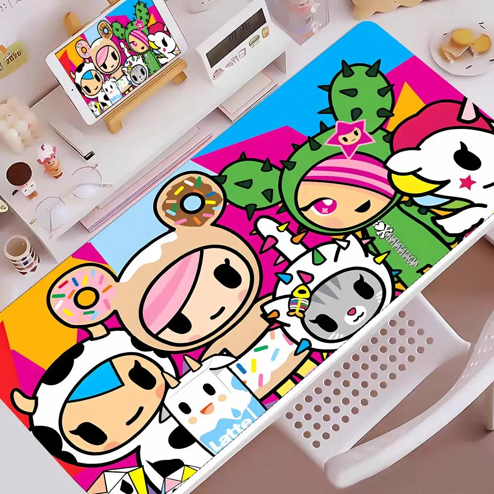 

Japan Cute Tokidoki Mousepad Boy Pad Natural Rubber Gaming mousepad Desk Mat Size for Gameing World of tanks CS GO Zelda