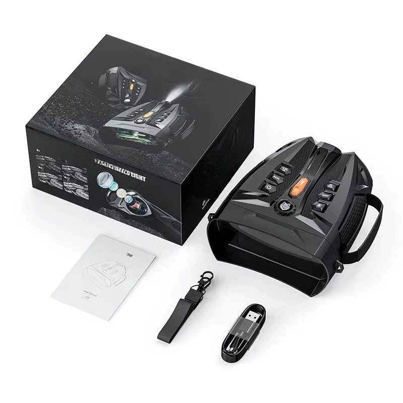 

Night Vision Goggles with 10x Magnification 1080P Resolution Photo & Video for Nighttime Exploration up to 800 Meters