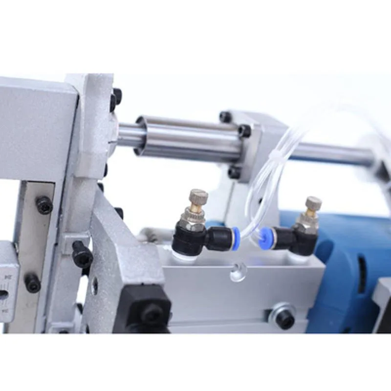 220V 500W Portable Pneumatic Woodworking Drilling Tools Horizontal Drill Side Hole Punching Machine for Wood Processing