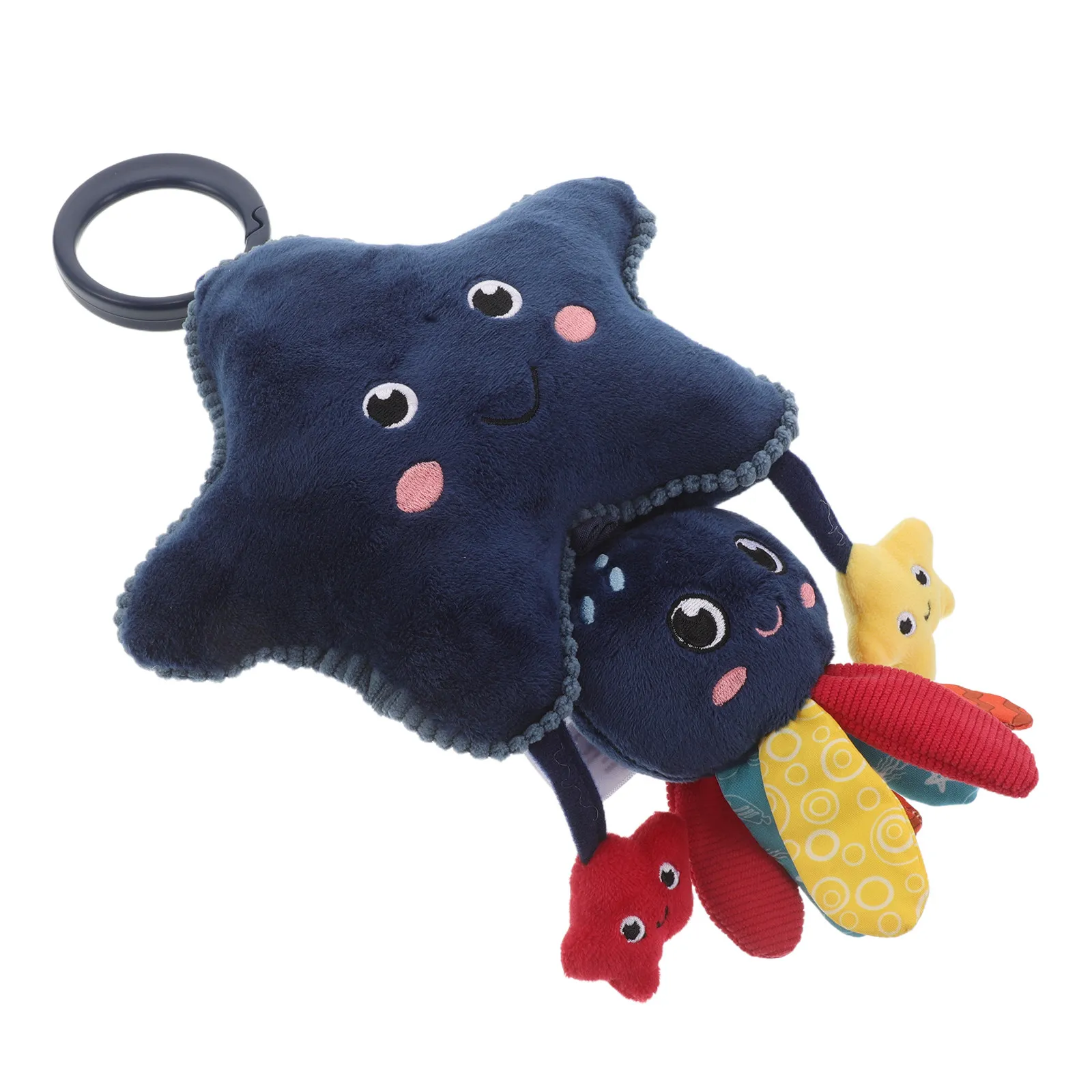 

Подвесная музыкальная игрушка-мобиль для детской кроватки и коляски «Осьминог»: успокаивающая, развивающая сенсорные навыки, с океанскими животными, для младенцев, декор для детской комнаты