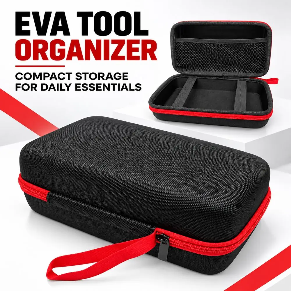 EVA Material EVA Storage Bag Heavy Duty Waterproof Hard Shell Case Shockproof Large Capacity Digital Organizer Case
