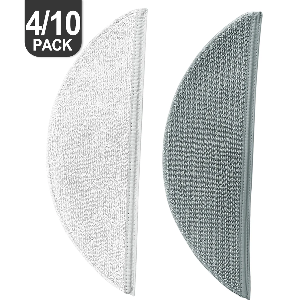 4/10 قطعة فراغ ممسحة الملابس ل Lydsto R5 / R5D جهاز آلي لتنظيف الأتربة ممسحة القماش عدة استبدال أجزاء ممسحة القماش خرقة الملحقات