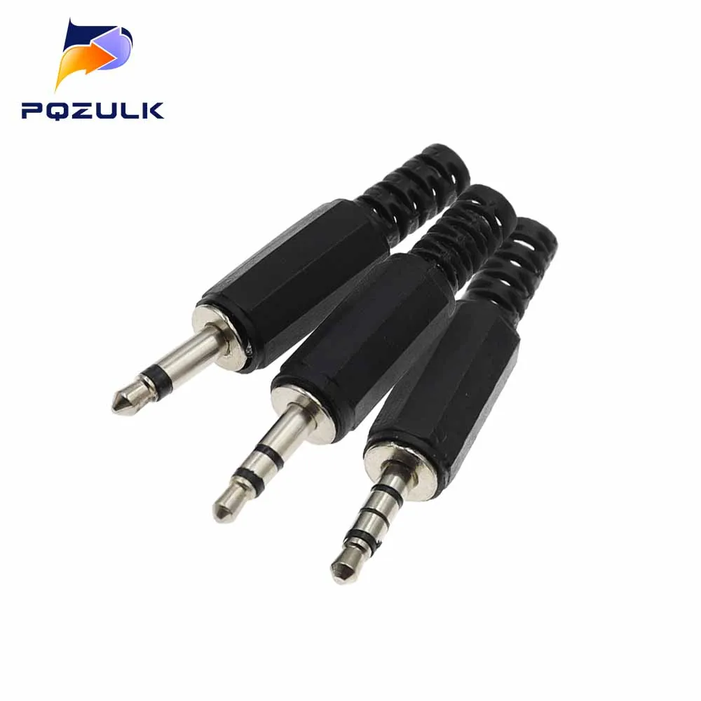 10PCS 3.5mm Audio Male Plug 3.5 Jack 2,3,4 Sections Balance Plug FOR Microphone Headphone Connector Audio Plug Earphone Socket