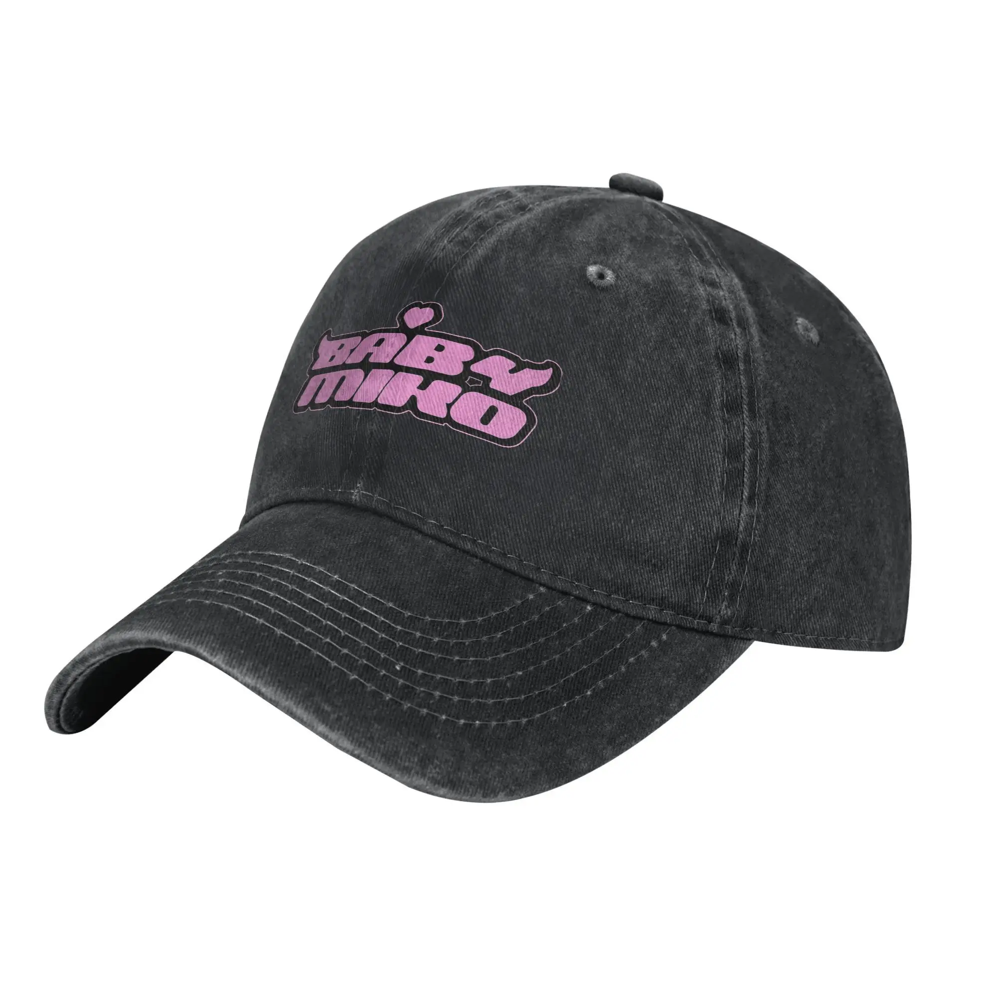 

Casual Baby Young Miko Baseball Cap Unisex Distressed Cotton Headwear Outdoor Running Golf Adjustable Fit Hats Cap