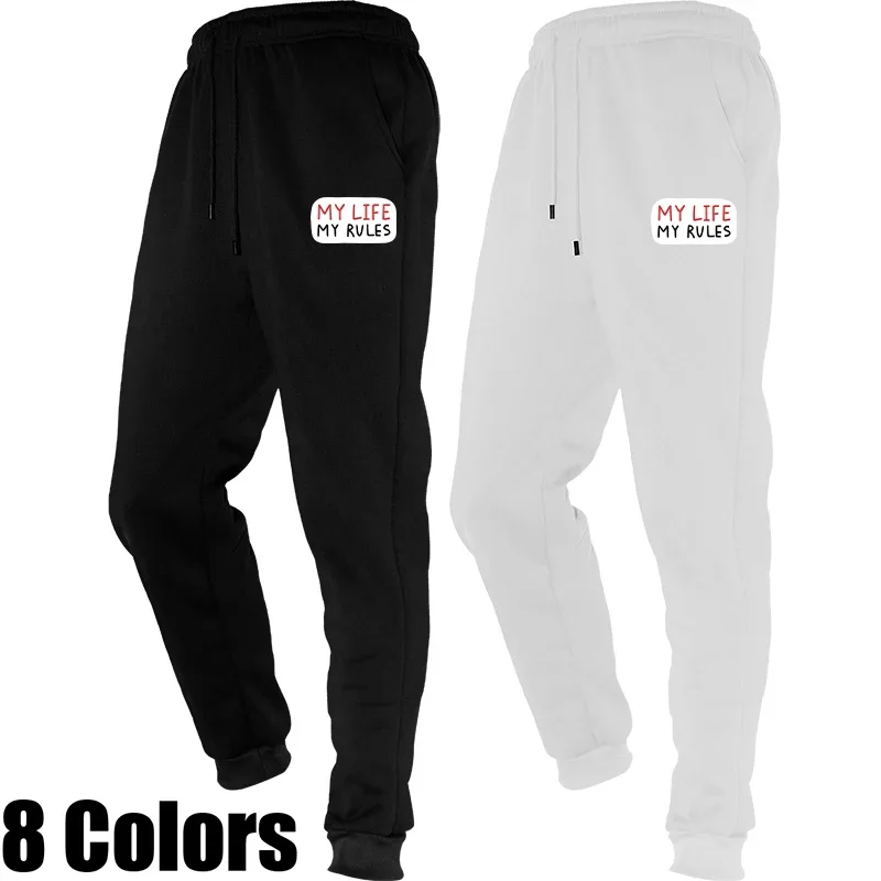 

Active Mens Workout Fleece Athletic Jogger Sweatpants for Men with Zipper Pocket and Drawstring