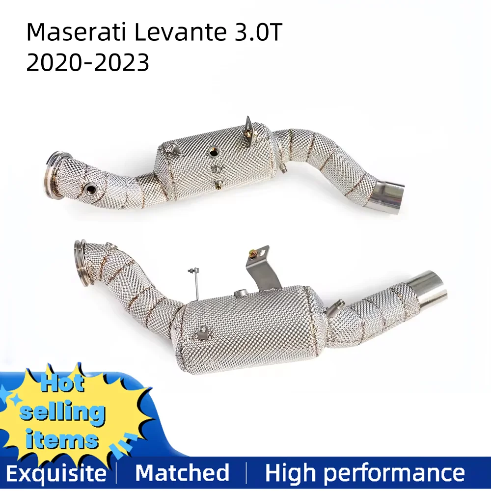 

Suitable for Maserati Levante 3.0T 2020-2023 with Insulated Exhaust Downpipe with/without Cat Exhaust System