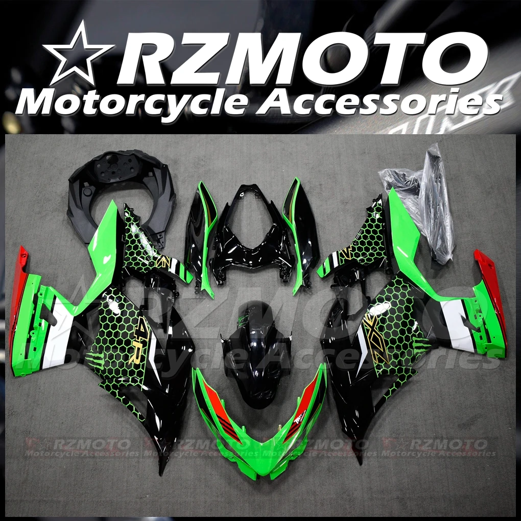 RZMOTO NEW Plastic Injection Cowl Panel Cover Bodywork Fairing Kits For Kawasaki NINJA 250 400 19 20 21 22 23 #320