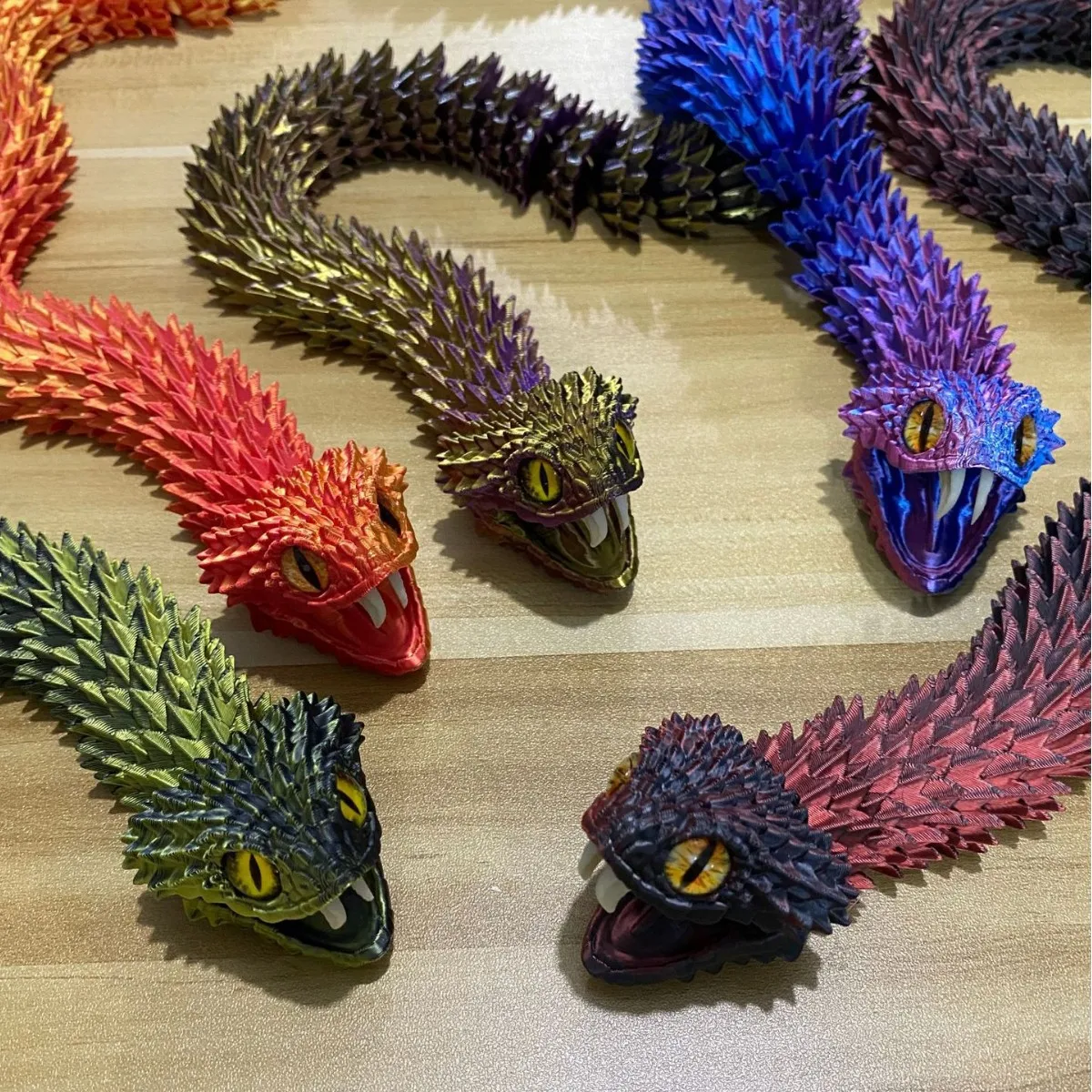 30/45/60Cm 3D Dicetak Ular Art - 3D Printing Orthodontics ulasan dan harga