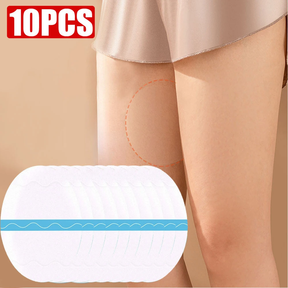 

10Pcs/Set Inner Thigh Anti Chafing Protection Stickers Invisible Body Anti-Friction Pads Thigh Bands Leg Thigh Calf Chafe Tapes
