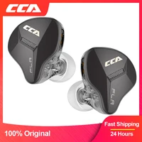 CCA FLA metal com fio fone de ouvido no monitor de alta fidelidade fones tumbas esporte juego música dj dinâmico oído tipo colgante