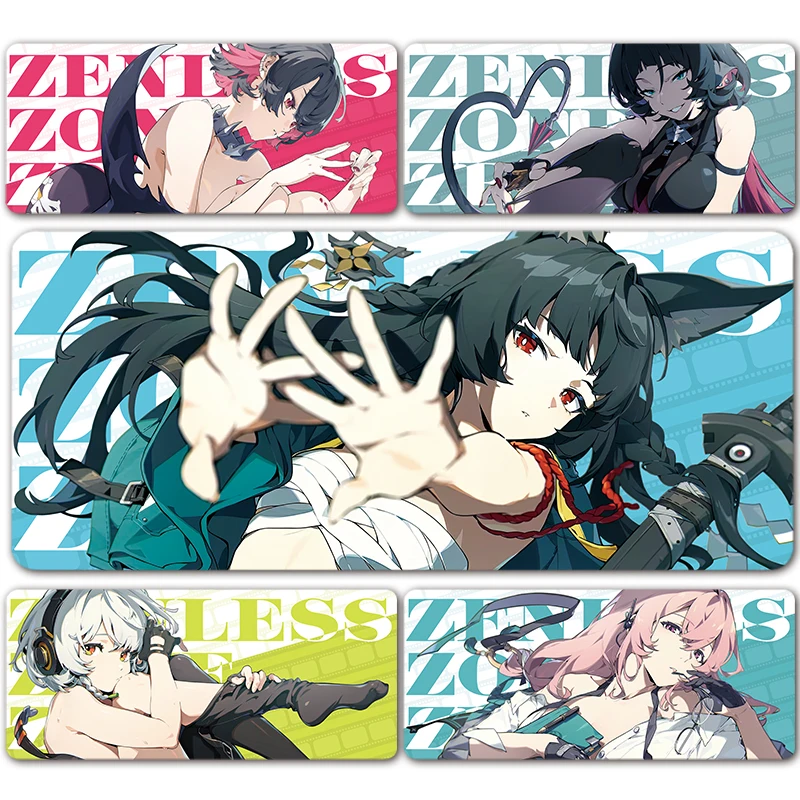 Zenless Zone Zero Mouse Pad ZZZ Gaming Hoshimi Miyabi Mousepad Nicole Ellen Jane Keyboard Desk Mats XXL Anime Girls Mousepad