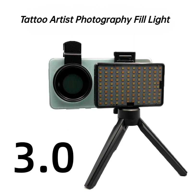 Tattoo Artist Photography Fill Light 120 LED Beads Eliminate Reflective Increase Images Saturation Professional Selfie Kit