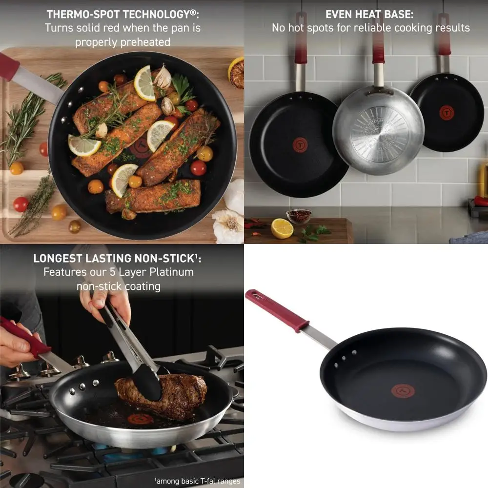 

Proional VX3 Brushed Nonstick ry Pan with StainlSteel Handle 12 Inch, Oven Broiler Sae 400, Cookware, Pots and Pans, Skillet, Re