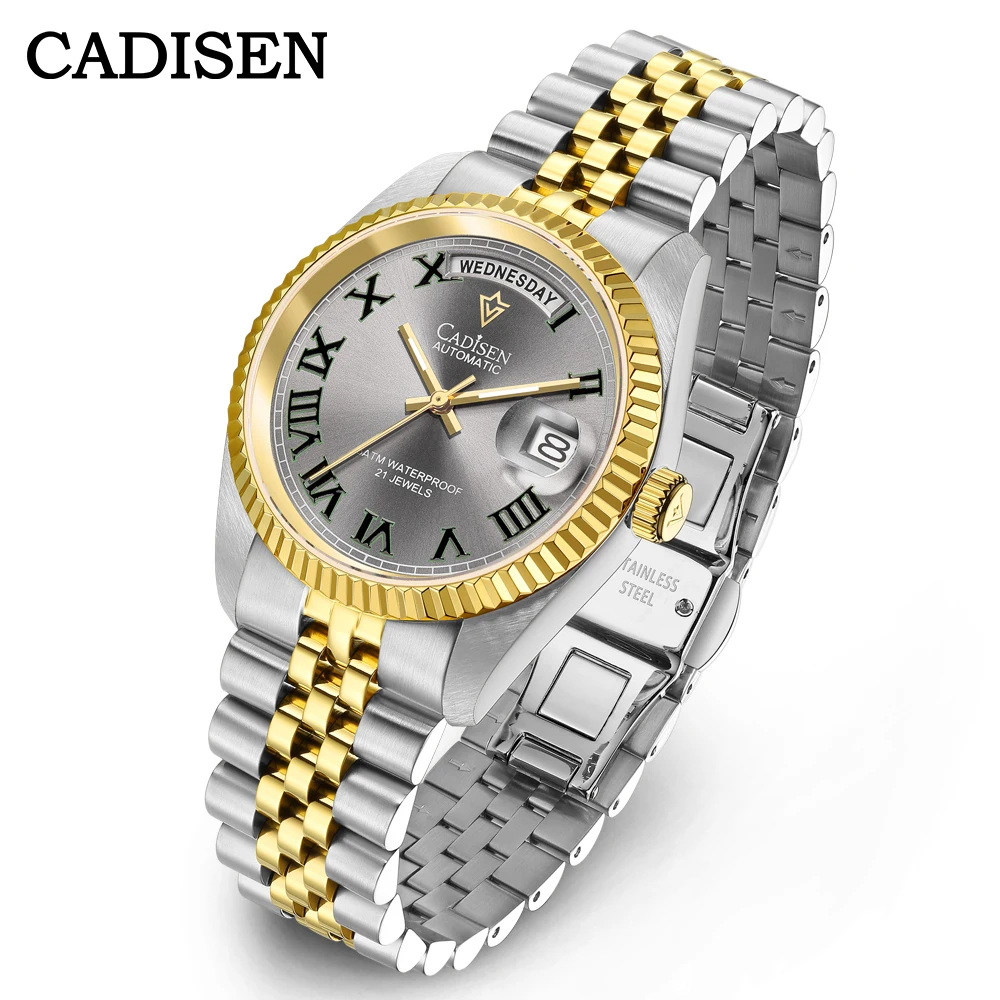 

CADISEN DD38 2024 New Men' Watch Mechanical Automatic AR Sapphire MIYOTA Movement Top Brand Luxury Week Display Watch Men