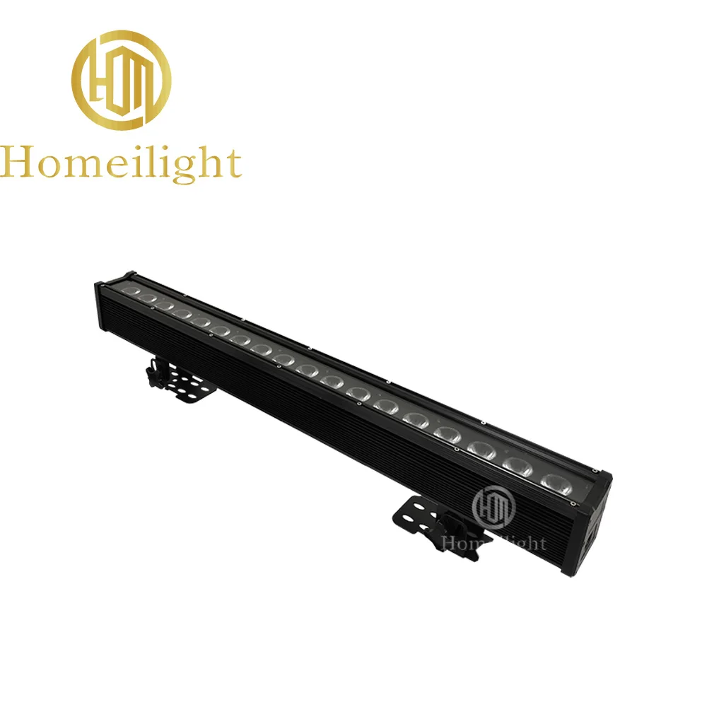 Homei 18x20w Rgbw 4 in 1 Led Led Wall Washer Light Single Control Point Control Led Wash Light for Outdoor Building Decoration