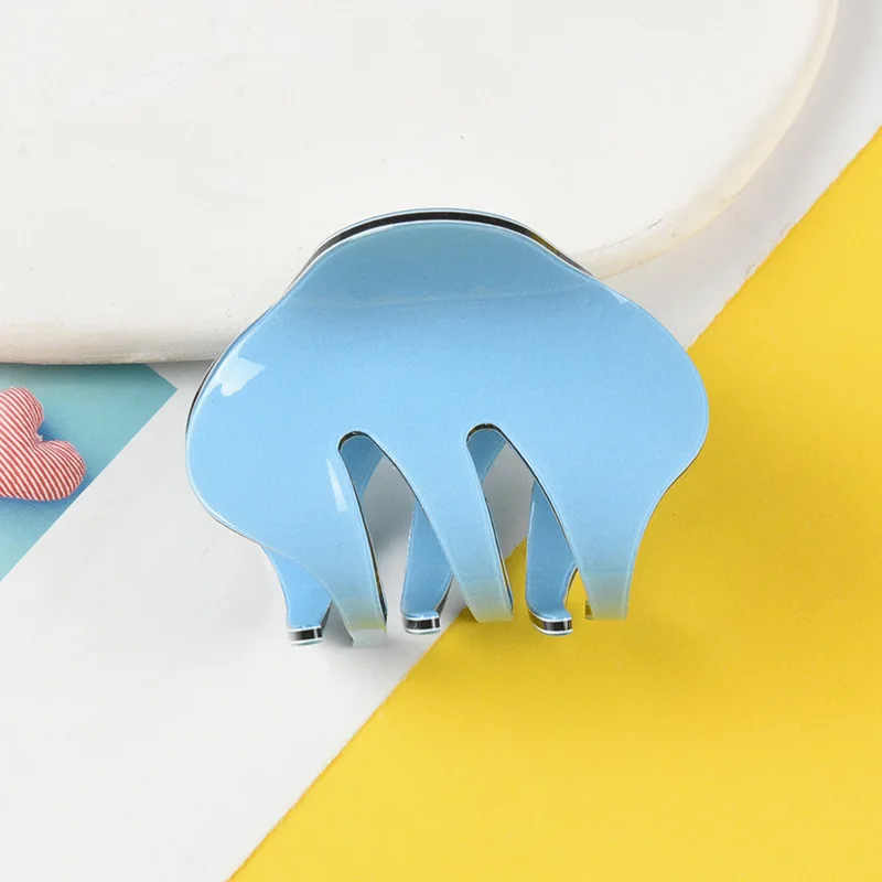 

Jia Rui Accessories Korean-Style Small Candy Pvc Hair Accessories Hairpin Back of the Head Shark Clip Updo Hair Accessory Claw Clip Hairpin