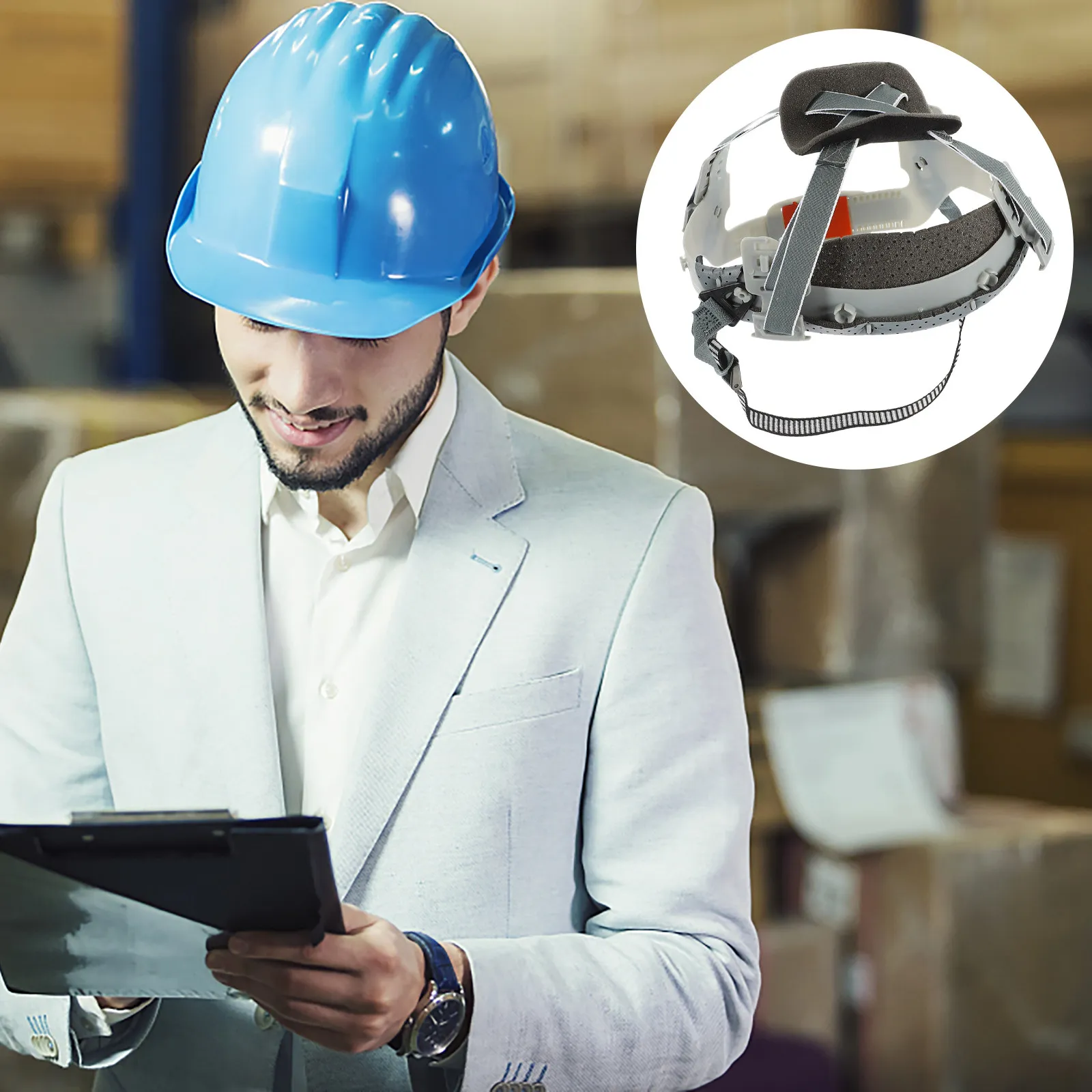 

2Pcs Safety Liner Hard Hat Liner Lightweight Ventilated Insert for Outdoor Industrial Maintenance Construction Safety