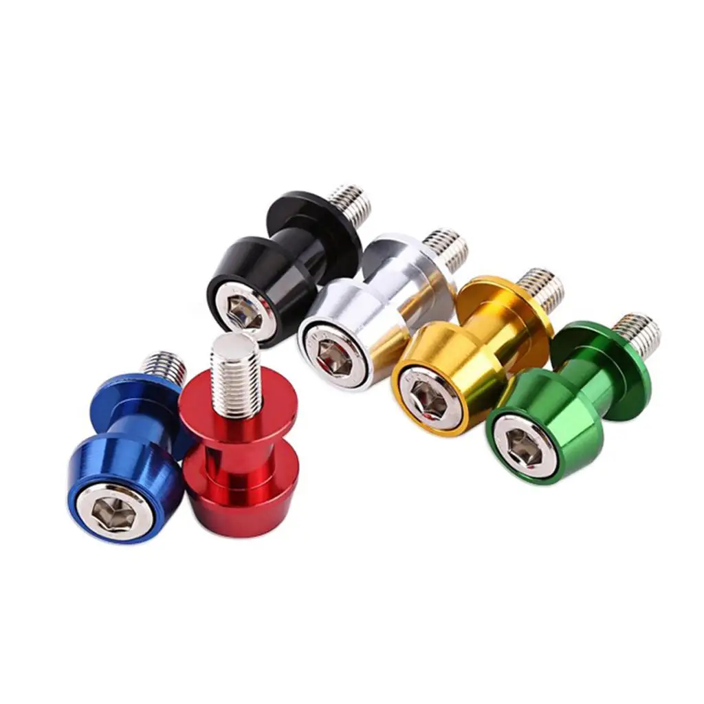 

Universal Alloy Swing Arm Slider Spools Stand Screw for Motorcycle Trunk 3 Wheel Sports Scooter