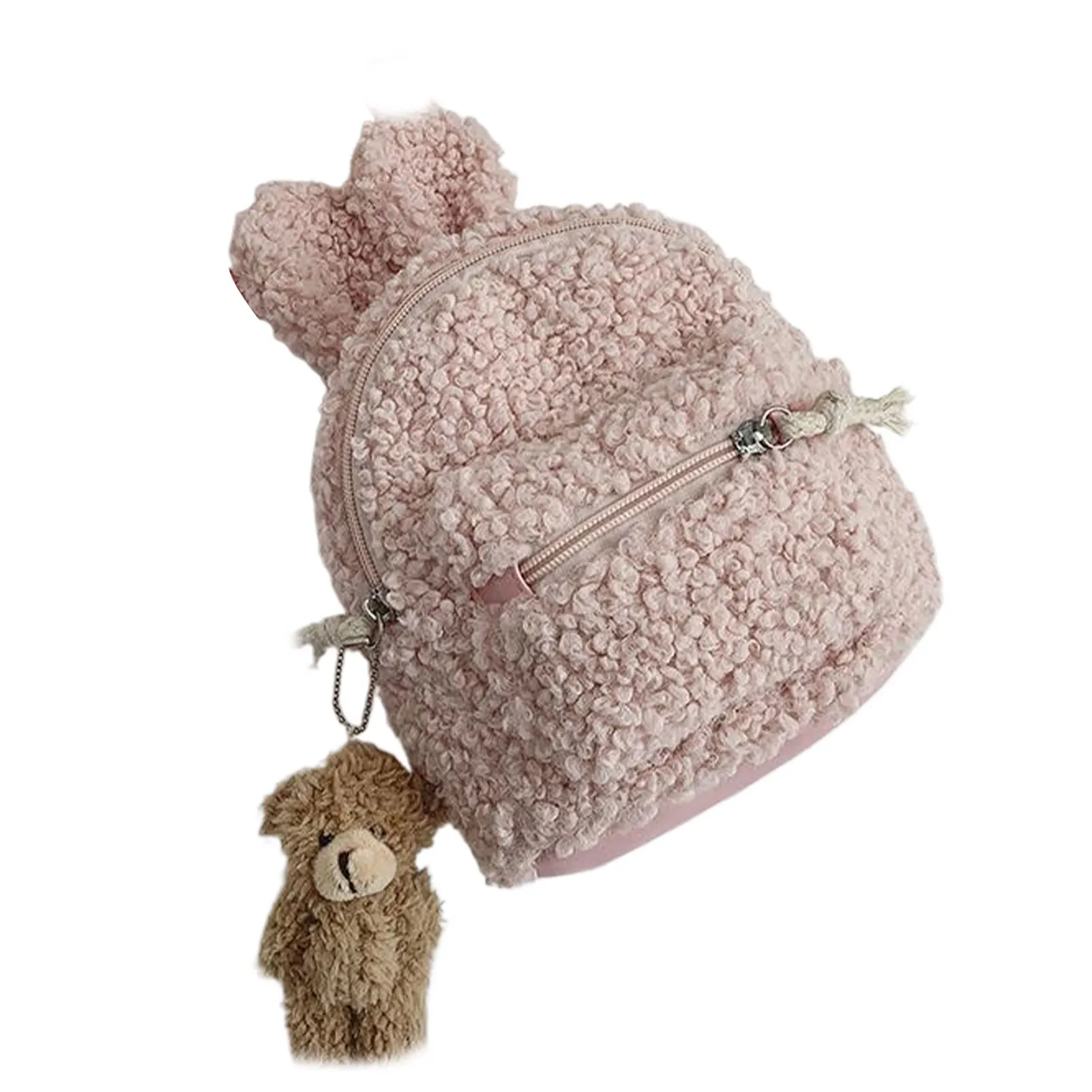 ぬいぐるみバニーバックパック 耐久性のあるジッパー開閉と内蔵のPU裏地が調節可能で装備されています