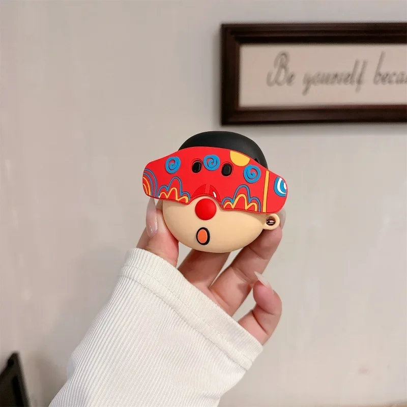 Bluetoothヘッドセット用の3D漫画ケース,充電ボックス,保護カバー,Airpod Pro 1,2,3,4