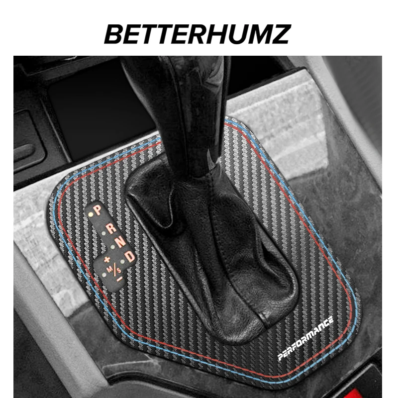 For BMW E39 Serie 5 1995-2003 Center Console Gear Shifter Panel Trim Frame Sticker Made of Alcantara Car Interior Accessories