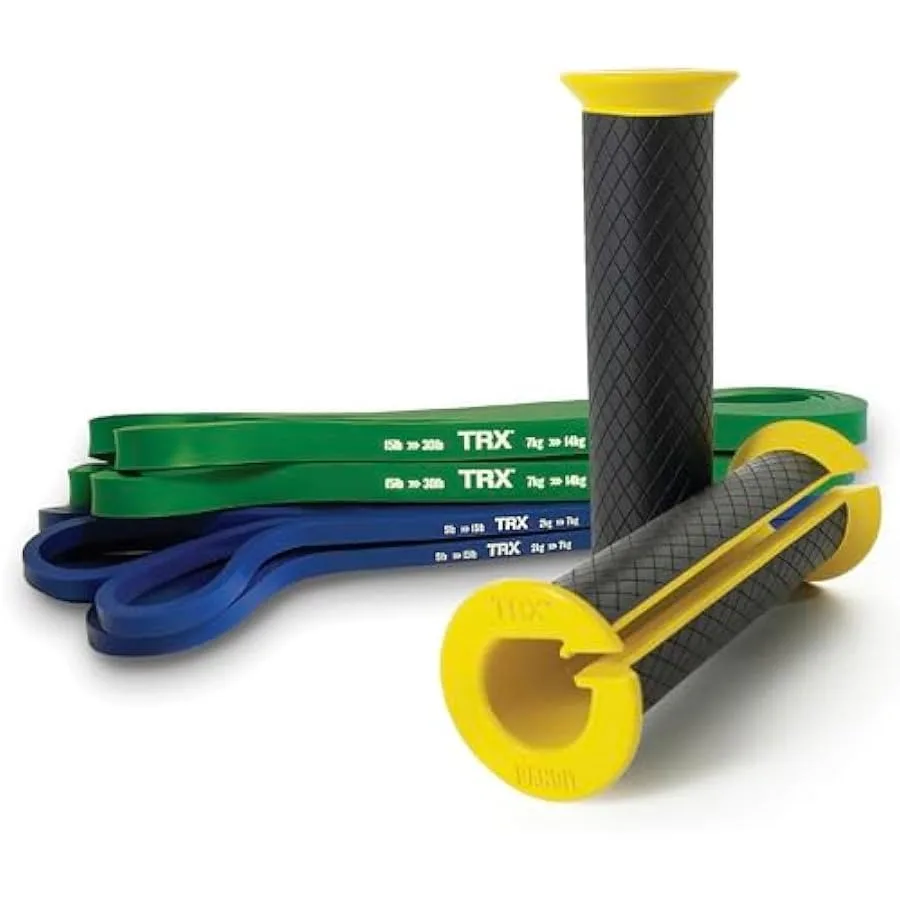 Kit de banda de entrenamiento TRX, juego de bandas de resistencia para entrenamiento en casa con bandas de resistencia para entrenamiento de fuerza y asas de ajuste Universal para