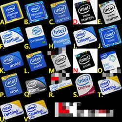 Intel Celeron Label  Sticker For Laptop PC Tablet Desktop Computer Digital Personalized DIY Decoration