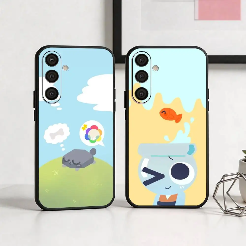 Cartoon Goob D-Dandys W-World  Phone Case For Samsung  A73,A21s,A22,A31,A32,A52,A53,A71,A80,Soft Black Shell