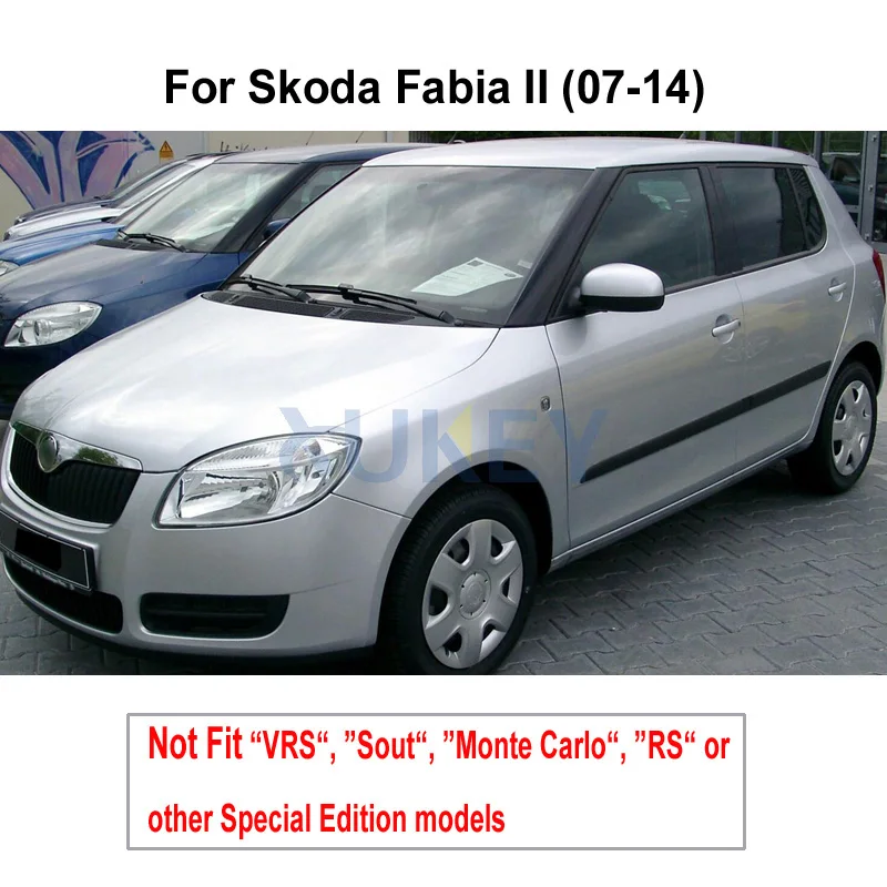 Mudguards Car Mud Flaps Fender Guards Splash For Skoda Fabia MK2 5J 2007-2014 Front Rear Styling 2008 2009 2010 2011 2012 2013