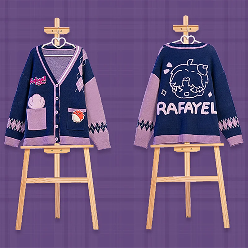 

Rafayel Sweater Fashion Coat Love and Deepspace Cosplay Costume Anime Men Halloween Activity Party Role Play Clothing 2025 New