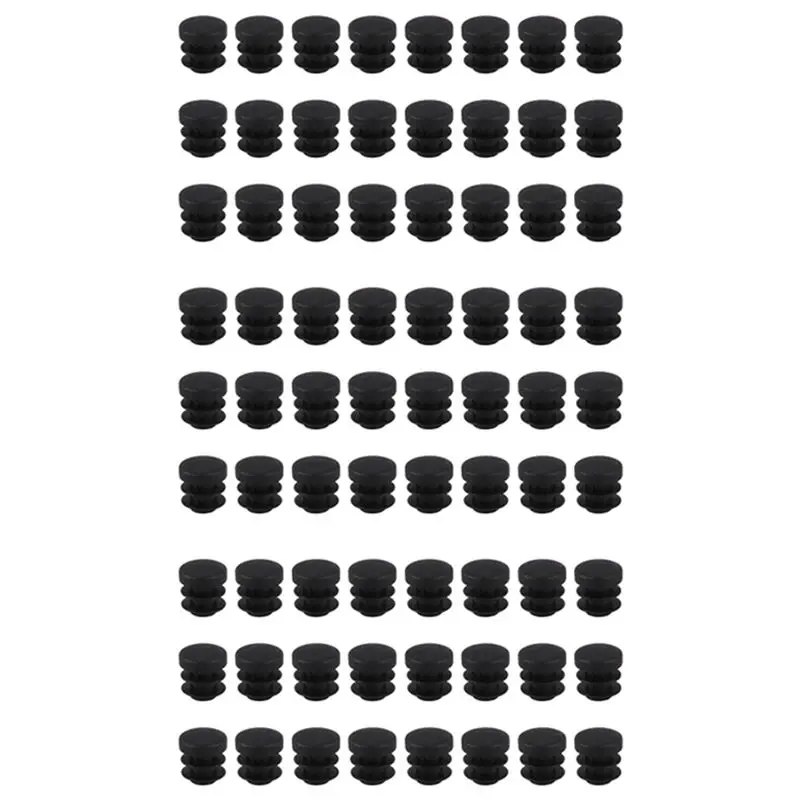 

AT53 72Pack Chair Table Legs Plug 22Mm Diameter Round Plastic Cover Thread Inserted Tube To Protect The Floor And Bumps