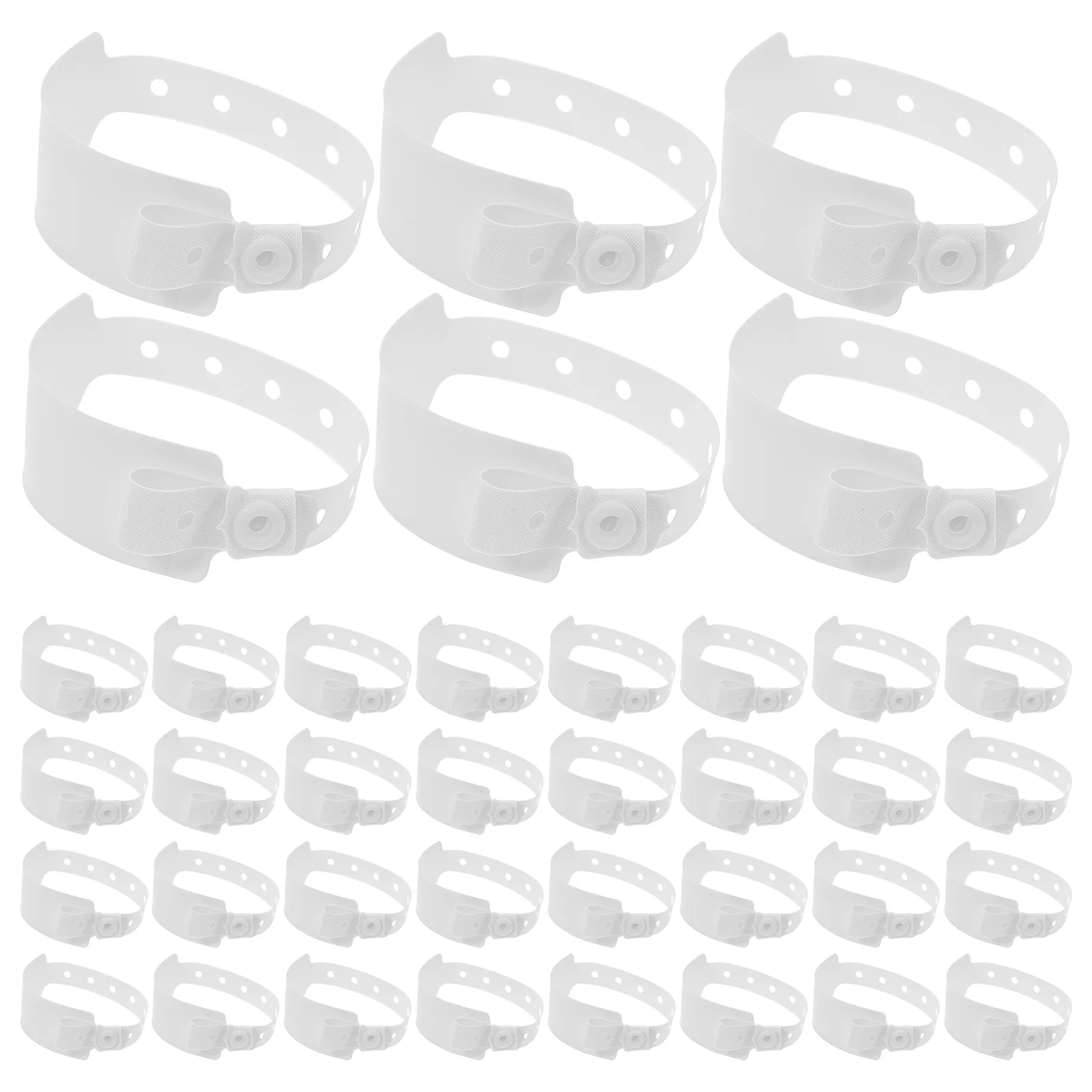 

100pcs Waterproof Wristbands Hospital Patient Identification Disposable Medical Id Bracelets Blank Writable Pvc Wristband