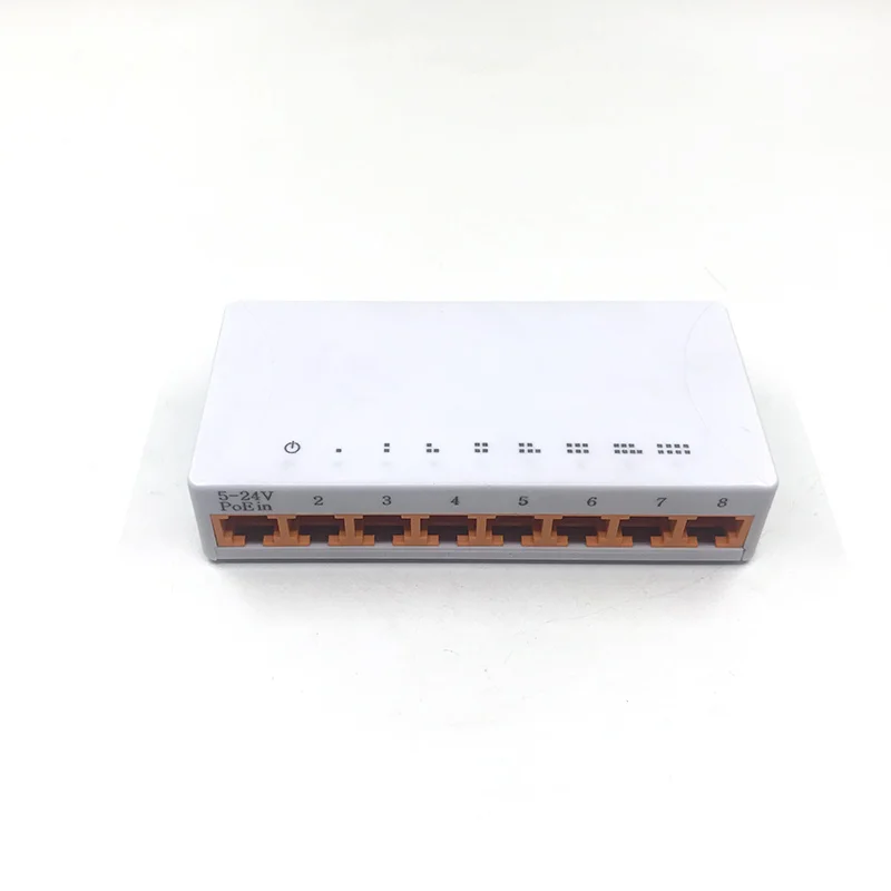 OEM New model 8 Port Gigabit Switch Desktop RJ45 Ethernet Switch 10/100/1000mbps Lan Hub switch 8 portas