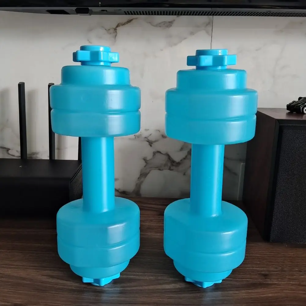 Office Equipment Max 1KG Dumbbell Water Cup Multifuntion 830ML Water-filled Dumbbells Creative Portable Fitness Water Bottle Gym