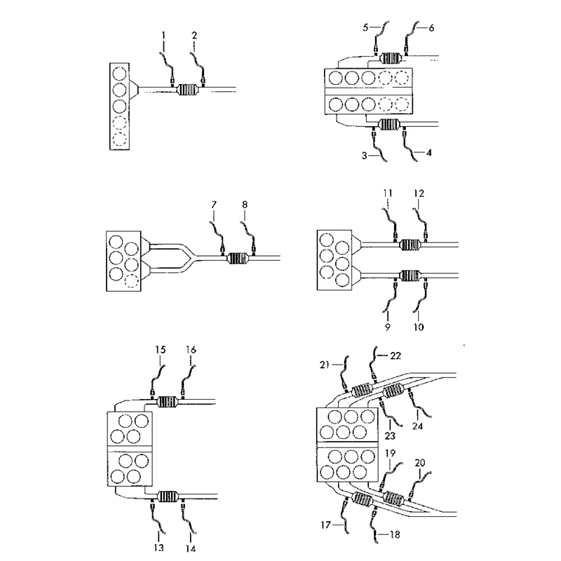 VW ゴルフトゥーラン 2003-2009 シュコダシート車窒素酸素センサー Nox センサー 5WK96603B 06F907807D/F